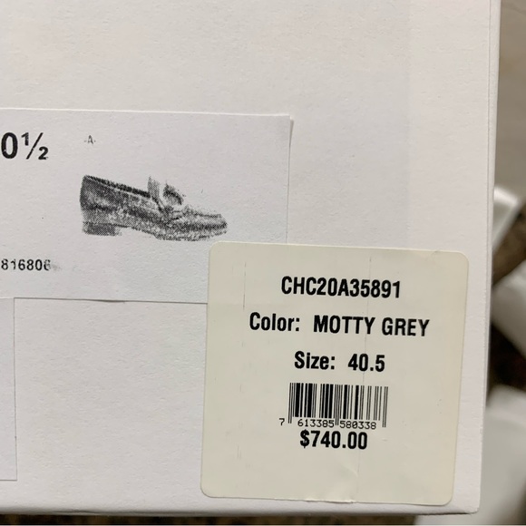 🩷Chloé 🍎 motty Gray. Loafers shoes - Picture 5 of 13